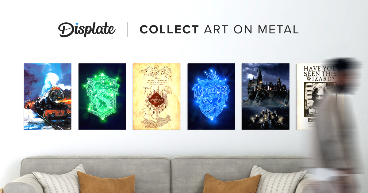 Displate ハリーポッター　ホグワーツ　メタルポスター ハリーポッター ポスター 無料 当店だけの限定モデル Displate